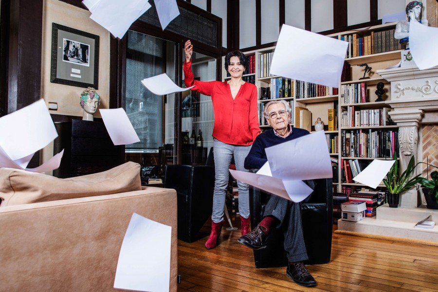 BERNARD PIVOT ET SA FILLE / GALA
