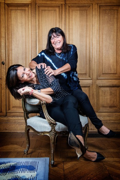Anne Hidalgo et sa soeur / Gala 