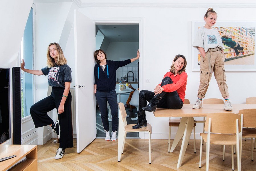 Martine Laroche et ses filles / Gala
